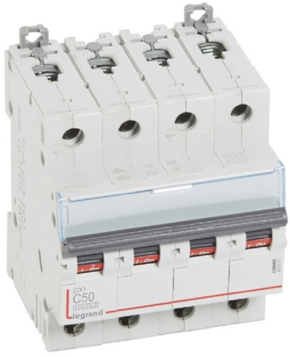 Выключатель автоматический Legrand DX3-E 10000 4п 50А C 16кА фото Выключатель автоматический Legrand DX3-E 10000 4п 50А C 16кА картинка